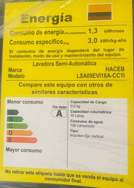 Lavadora Haceb 9 kilos -Semiautomatica — foto 3