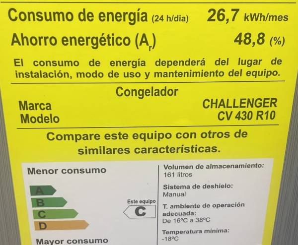 Congelador  Challenger  Vertical CV-430 — foto 3