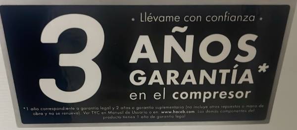Congelador Haceb 251 L Blanco 1 Puerta — foto 2
