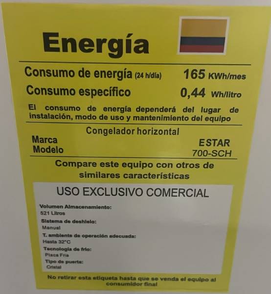 Congelador Horizontal Exhibidor Star 700-SCH — foto 2