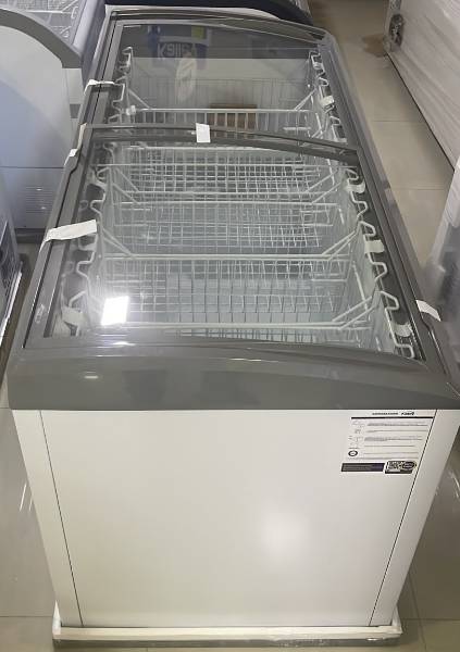 Congelador Kalley 405L Tapa Vidrio