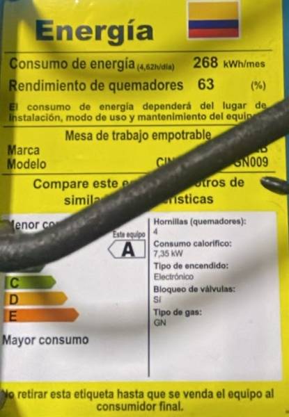 Estufa Haceb de empotrar 4 Puestos — foto 3